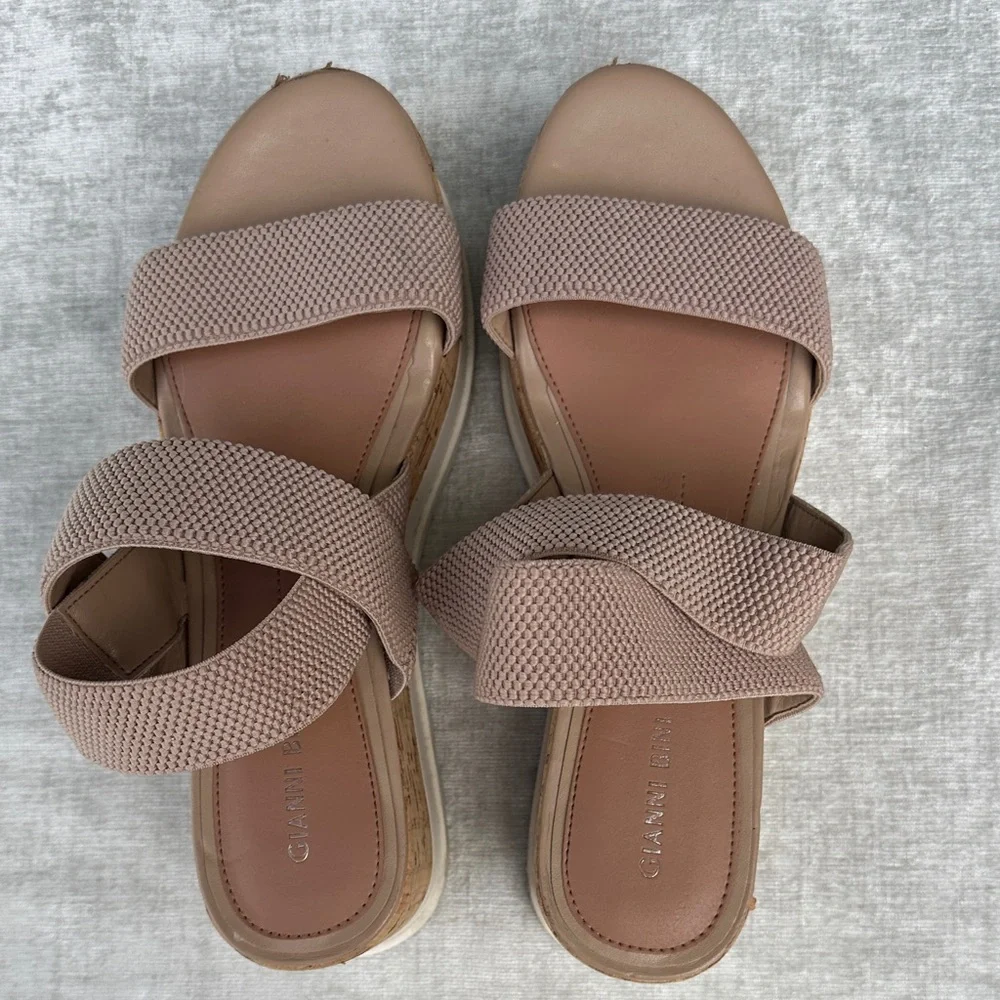Gianni Bini Platform Sandals Brown Sz 9.5